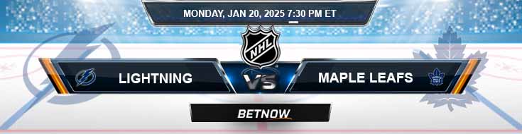 Tampa Bay Lightning vs. Toronto Maple Leafs 1/20/25 NHL Top Predictions and Odds