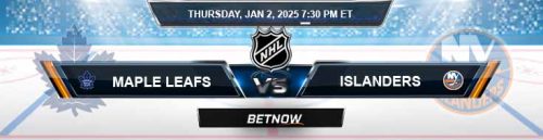 Toronto Maple Leafs vs. New York Islanders 1/2/25 NHL Odds and Predictions