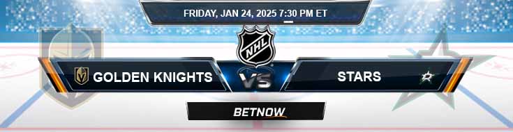 Vegas Golden Knights vs. Dallas Stars 1-24-25 NHL Odds and Best Bets