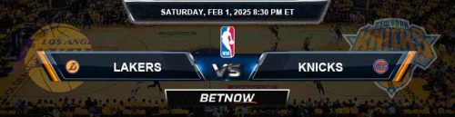 Los Angeles Lakers vs. New York Knicks 2125 NBA Best Odds and Preview
