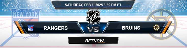 New York Rangers vs. Boston Bruins 020125 NHL Odds and Predictions