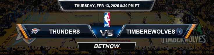 Oklahoma City Thunder vs. Minnesota Timberwolves 2-13-25 NBA Tips and Predictions