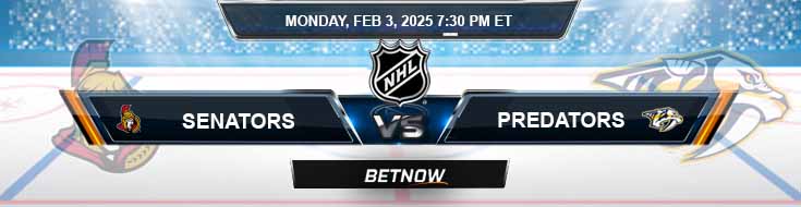 Ottawa Senators vs. Nashville Predators 2325 NHL Best Odds and Preview