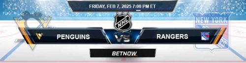 Pittsburgh Penguins vs. New York Rangers 2-07-25 NHL Forecast and Predictions