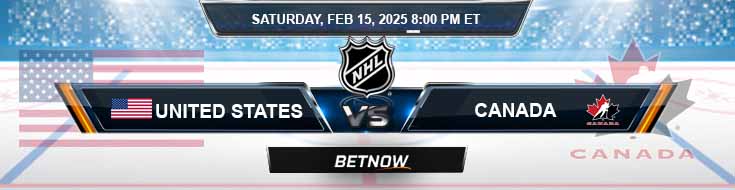 USA vs. Canada 2-15-25 NHL Top Predictions and Odds