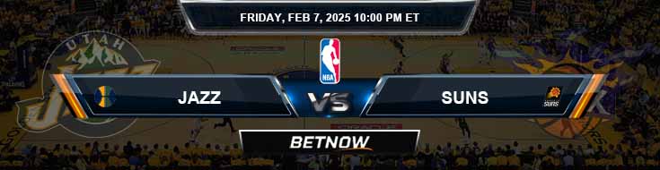 Utah Jazz vs. Phoenix Suns 2-7-25 NBA Preview and Best Bets