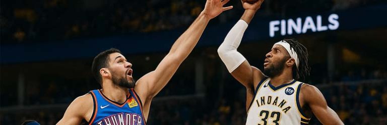 Thunder and Pacers Battle in Tied NBA Finals