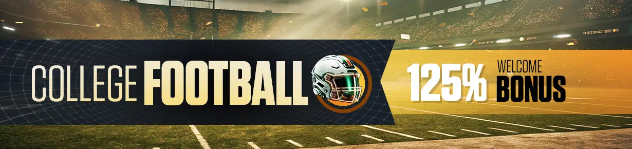NCAAF College Football Betting News 125% Welcome Bonus