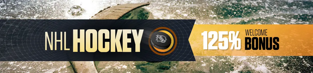NHL Hockey Betting News 125% Welcome Bonus
