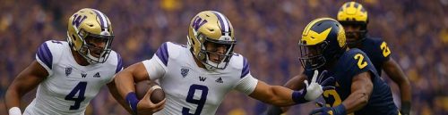 Big 10 Power Showdowns: Washington vs Michigan and OSU vs Wisconsin Clash