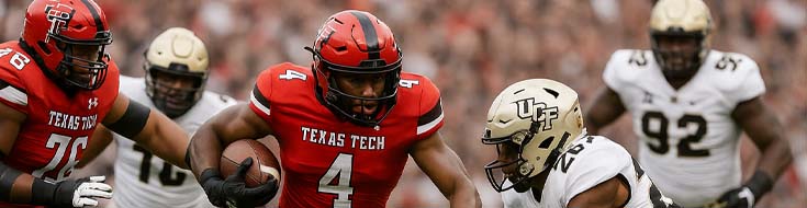 Big 12 Showdown: Texas Tech vs. UCF and Utah vs Baylor Highlight the Weekend Slate