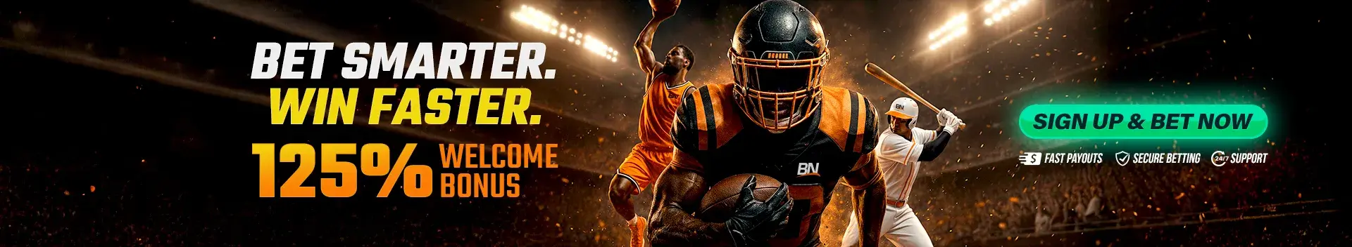 Sports Betting and Online Betting at BetNow Sportsbook 125% Welcome Bonus