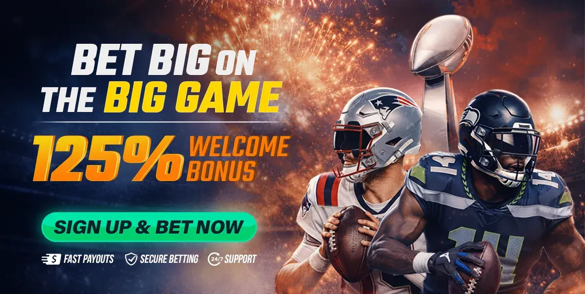 SuperBowl Betting News 125% Welcome Bonus