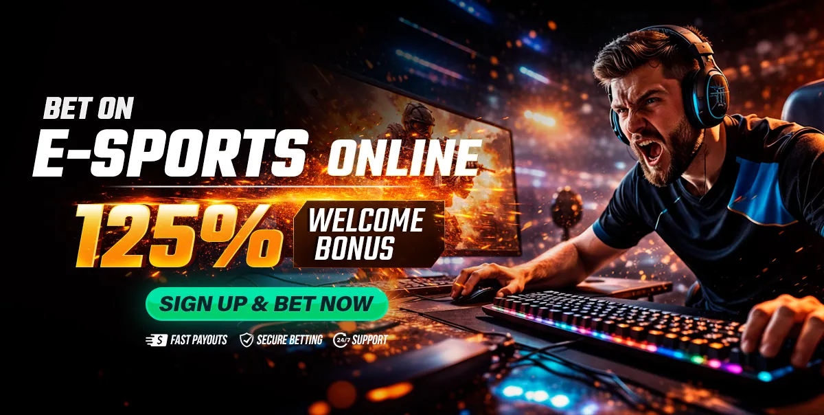 eSport Betting News 125% Welcome Bonus