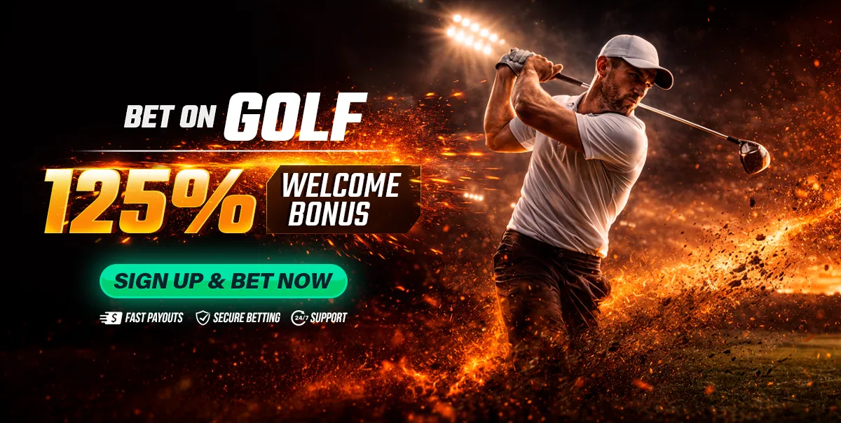 Golf Betting News 125% Welcome Bonus