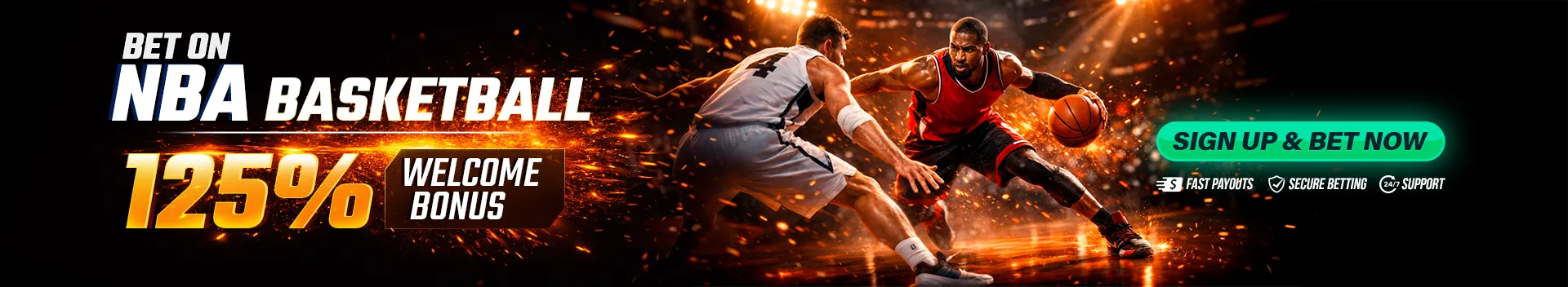 NBA Basketball Betting News 125% Welcome Bonus