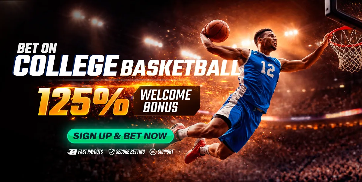 NCAA College Basketball Betting News 125% Welcome Bonus