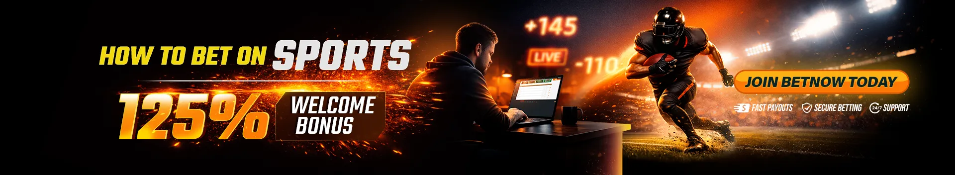 How to Bet on Sports 125% Welcome Bonus