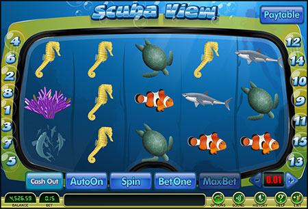 Scuba View Bonus Game