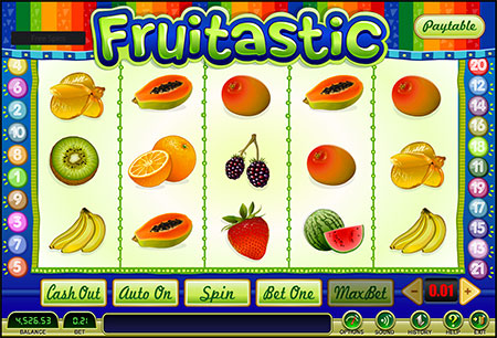 Slot Fruitastic Free Spin