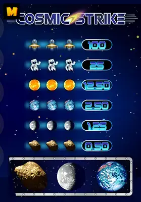 Play Cosmic Strike Casino Game