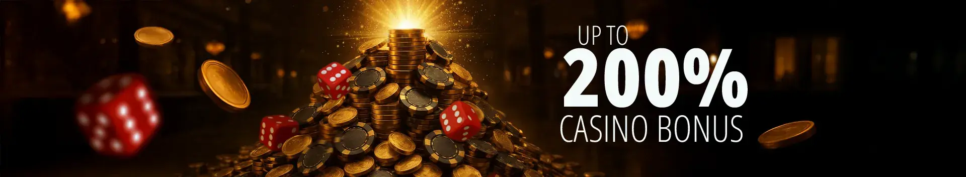 200% Casino Bonus