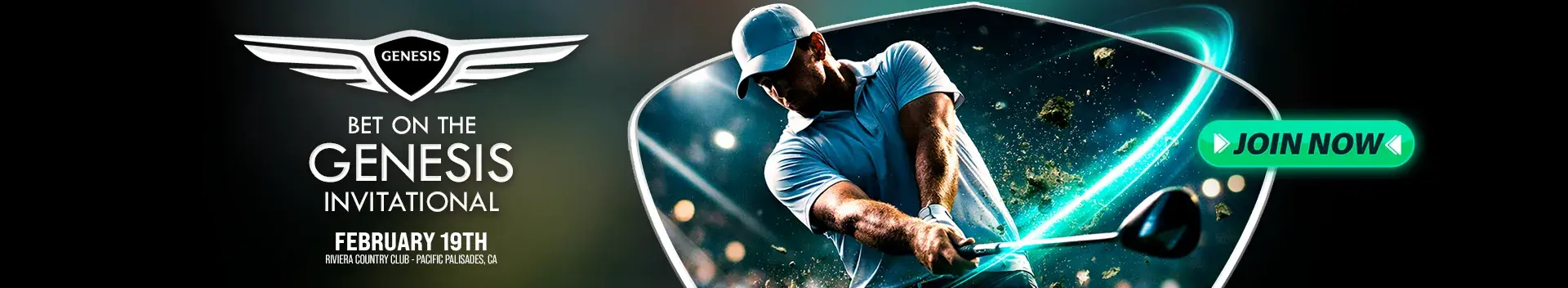 Bet on The Genesis Invitational Golf 125% Bonus