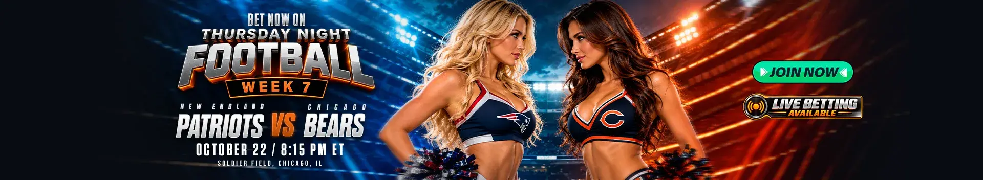 Bet now on NFL Thursday Night