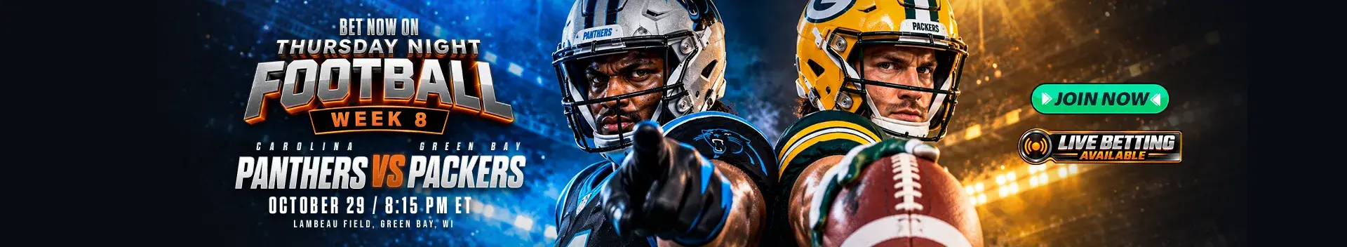 Bet now on NFL Thursday Night
