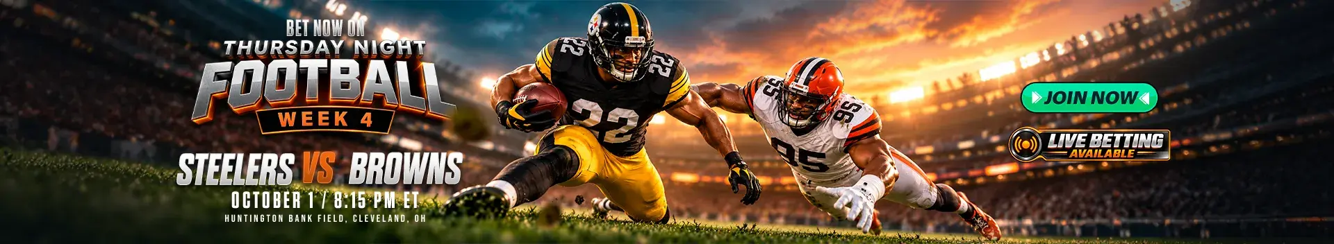 Bet now on NFL Thursday Night