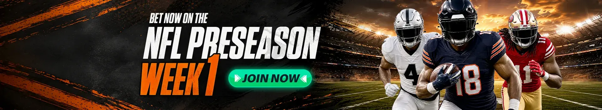 Bet now on the NFL Week 1 2026