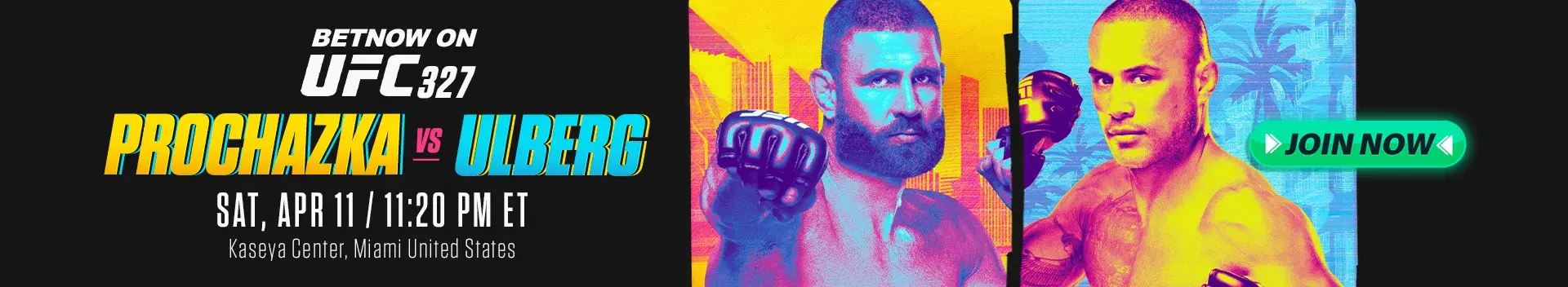 Bet on UFC 327 125% Bonus