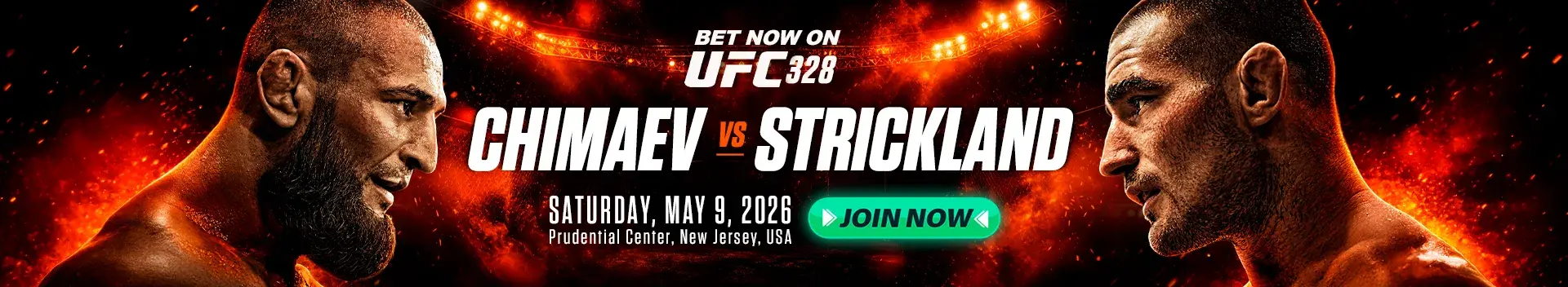 Bet on UFC 328 125% Bonus