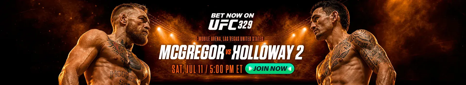 Bet on UFC 329 125% Bonus