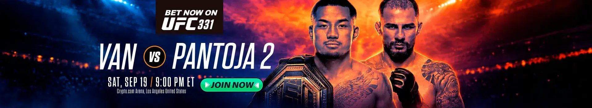 Bet now on UFC 331 2026