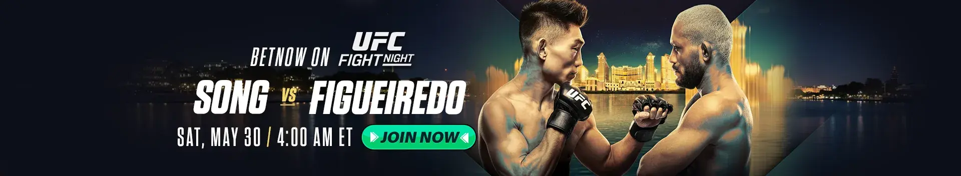 Bet on UFC Fight Night 125% Bonus