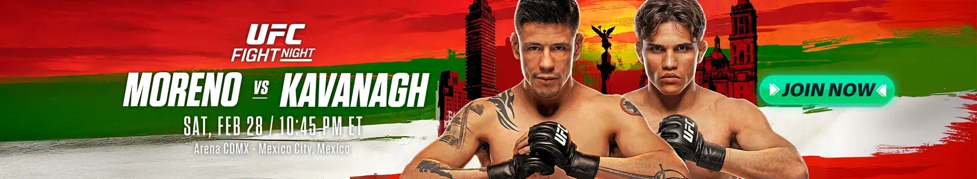 Bet on UFC Fight Night 125% Bonus