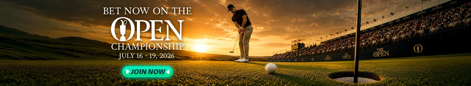 Bet on Us Open Golf 125% Bonus